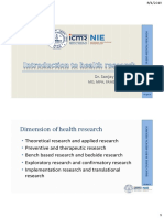 Introduction To Health Research PDF