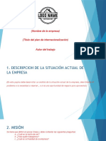 Proyecto Final - Plan de Internacionalización de Una Empresa