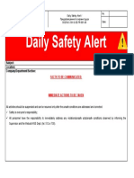 Rogun LOT2 - Daily Safety Alert Form