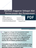 Manfaat Anggaran Sebagai Alat Perencanaan Dan Pengawasan