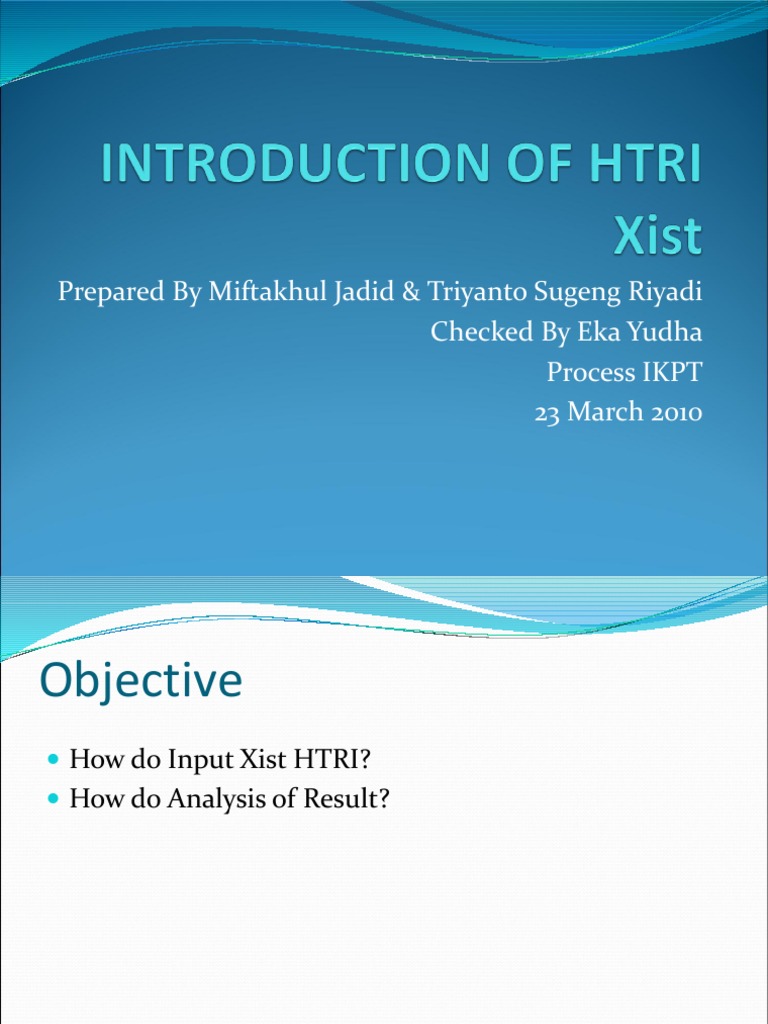 Introduction of Htri Xist | Download Free PDF | Heat Exchanger | Nozzle
