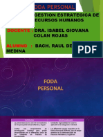 FODA PERSONAL - CURSO DE GESTION ESTRATEGICA Y RR HH