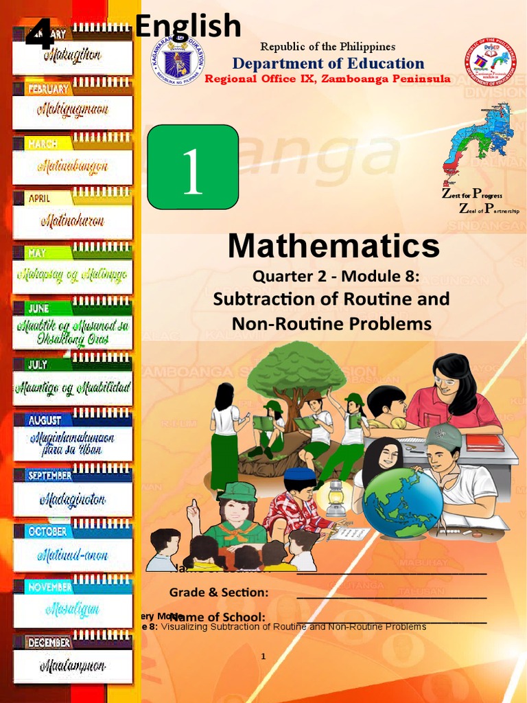 Pinan District MATH 1 Q2 Module 8 PJICAO | PDF