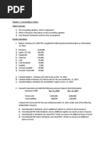 POFA (ACCT 100) Tutorial: Week 1 Chapter 1 - Accounting in Action Topics Covered