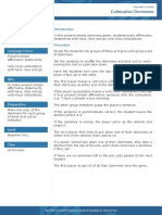 Collocation Dominoes: Activity Type