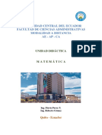Unidad Didactica Matematica Rediseño - G PDF