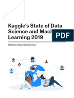 Kaggle's State of Data Science and Machine Learning 2019: Enterprise Executive Summary