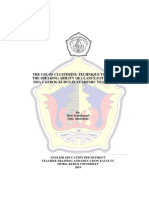 The Use of Clustering Technique To Improve The Speaking Ability of Class X-5 Students of Sma 1 Gebog Kudus in Academic Year 2013/2014