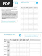 SMBG Blood Glucose Monitoring Chart | PDF | Meal | Dinner