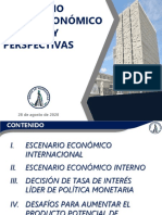 Presentación Banguat Agosto-2020 Sesión 1 26 - 9 - 2020 PDF