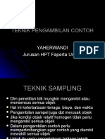 TEKNIK PENGAMBILAN CONTOH-1