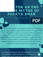 Call For An End To The Myths of Paraya Dhan - Captpoonam