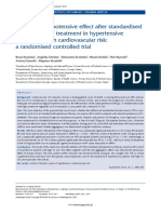 Favourable Hypotensive Effect Standardised Tomato Extract Treatment in Hypertensive Subject at High Cardiovarkular Risk