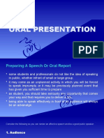 Oral Presentation