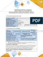 Guía de actividades y rúbrica de evaluación - Paso 2 - Psicofisiología de la Atención, Percepción y Memoria.docx