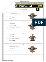 Termostatos para Citroen PDF