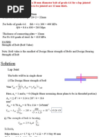 Bolted Connection Strength Calculations | PDF | Screw | Building Materials