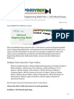 MCQ in Advanced Engineering Math Part 1 ECE Board Exam PDF