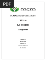 Business negoation صايل