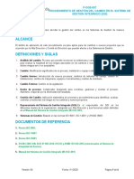 P-OGE-007 - V4 Procedimiento Gestión de Cambio en El SGI