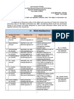 DGCA Headquarters:: S. N. Designated CPIO S/Sh. Telephone No. Subject Matter in Brief First Appellate Authority