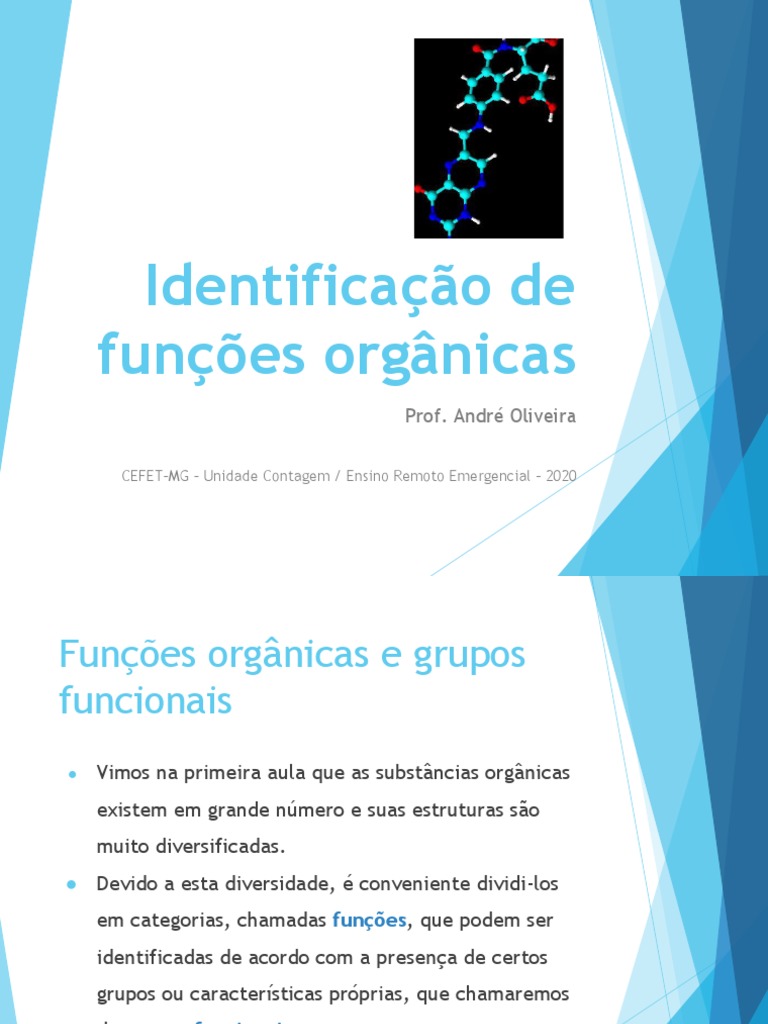 Identificação de Funções Orgânicas | PDF | Aromaticidade | Amina