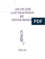 LAW OF LIFE & TEACHINGS BY DIVINE BEINGS  ADK LUK