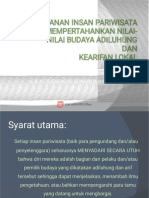 Peranan Insan Pariwisata PDF