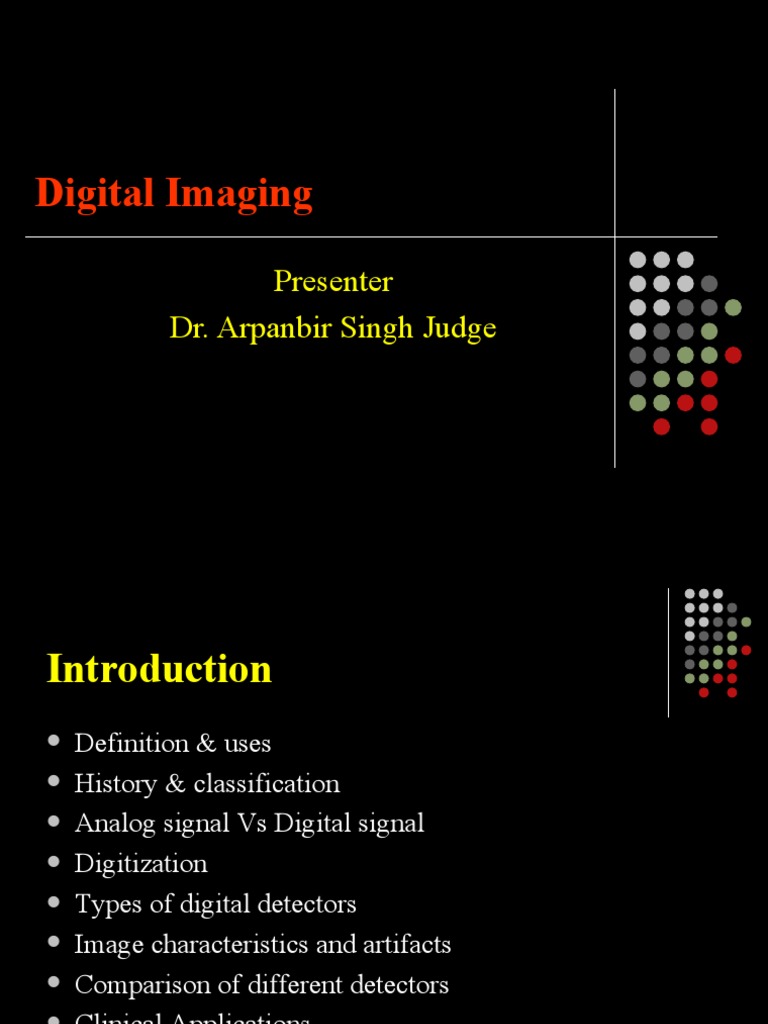 Digital Imaging PDF Radiography Optical Resolution