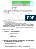 Texto - Os Problemas Do Joaquim - Cópia - Cópia PDF