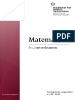 Matematik A. Studentereksamen