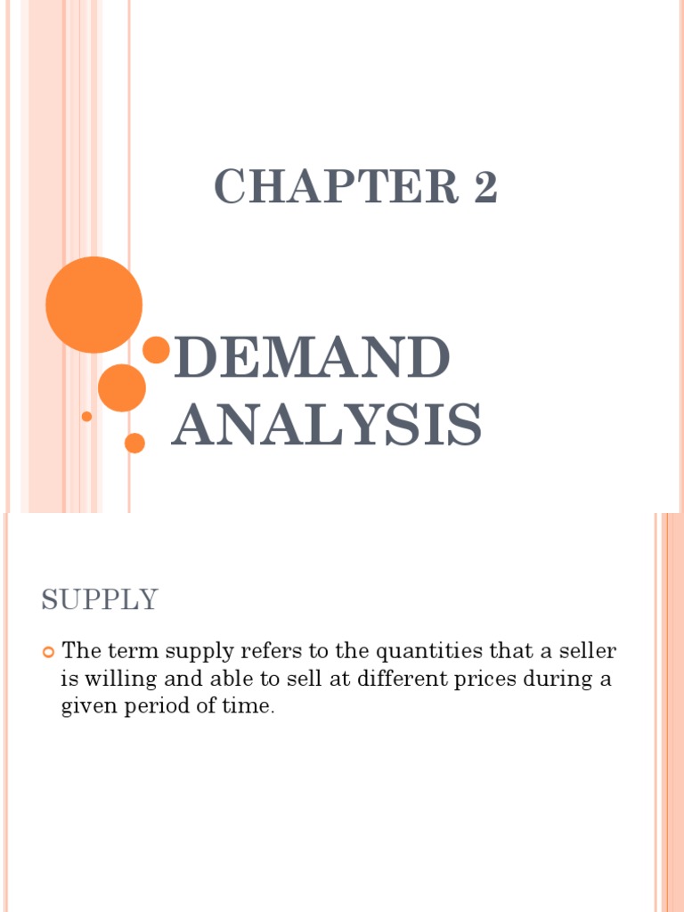 Chapter 2 - Demand Analysis - Part 2 PDF | PDF
