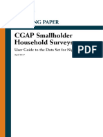 Cgap Smallholder Household Survey Nigeria User Guide July 17