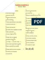 Plegaria Eucaristica II - Anamnesis - Modelo I PDF