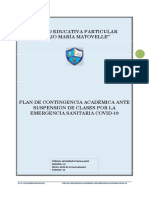 Plan de Contingencia Académica Covid 19 Uepjmm 2.0