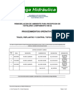 P.O.Trazo, replanteo y control topográfico.