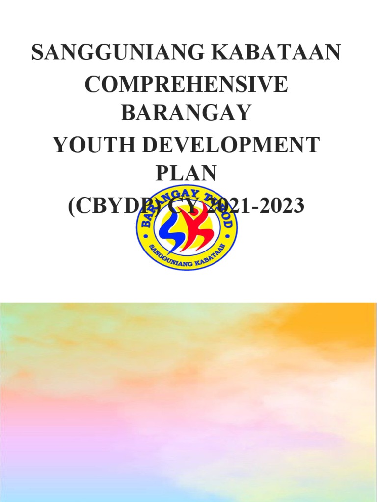 Sangguniang Kabataan Comprehensive Barangay Youth Development Plan ...