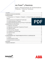 Transporte de transformadores de potencia