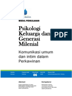 006-Psikologi Keluarga Dan Generasi Milenial - Komunikasi Umum Dan Intim Dalam Perkawinan PDF