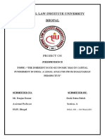 National Law Institute University Bhopal: Project On
