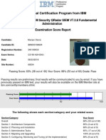 IBM QRadar SIEM V7.2.8 Certification Exam Passed