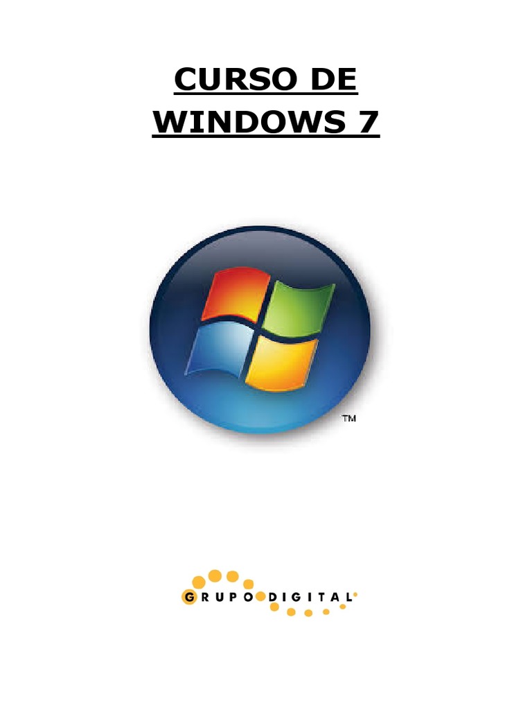 Curso Completo de Windows 7 | PDF | Ventana (informática) | Windows 7