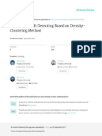 Electricity Theft Detecting Based On Density-Clustering Method