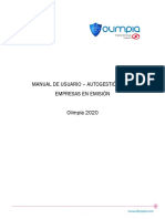 Manual de Usuario Autogestion Factura Electronica Emisión PDF