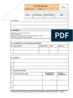 FORM-SSO-015 Formato Acta de Reunion - CCST