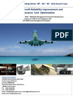 Advanced Aircraft Reliability and Maintenance Cost Optimization RP-AV-02