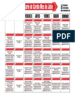 Calendario cardio mes julio