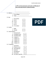 A Study To Evaluate OTC Services (Income and Caste Certificate) of The Dakshina Kannada District Administration