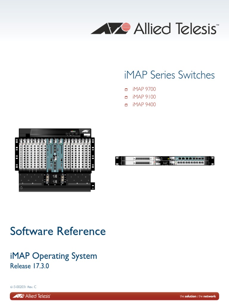 Software Reference iMAP 17 3 PDF | PDF | Computer Networking | Networks
