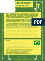 Brazilian Football: Reading Comprehension + Review Questions